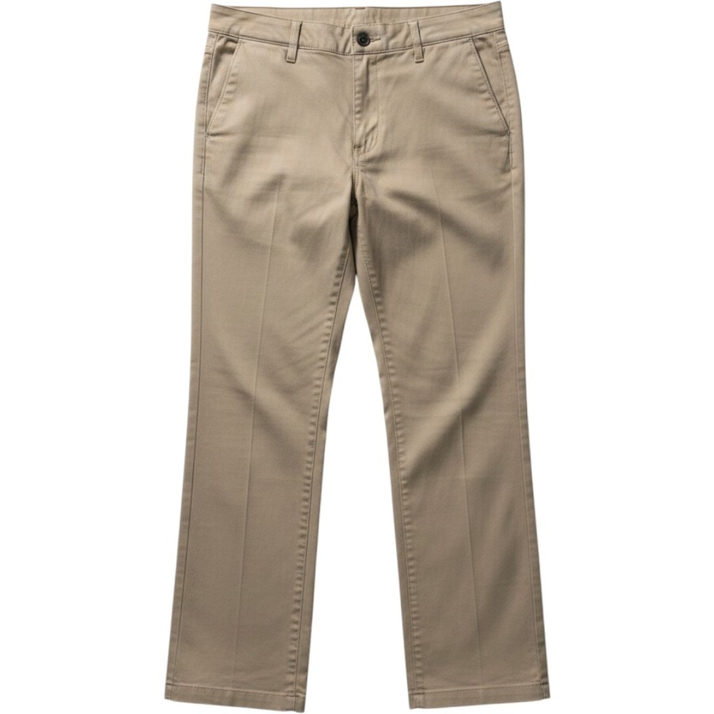 Dickies Curvy Fit Chino Work Pants Womens Size 14R Khaki Cotton Stretch
